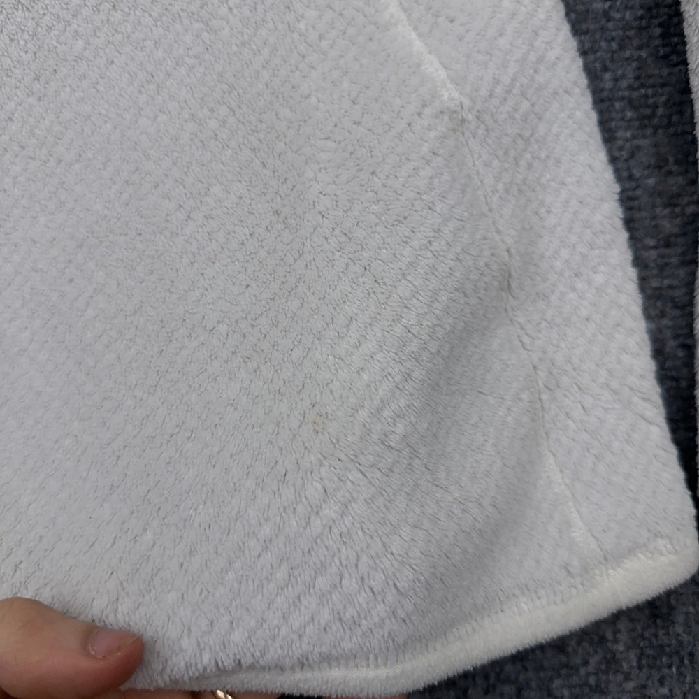 Patagonia Re-Tool Snap-T Pullover Women's M Raw Linen White X-Dye Fleece READ - Picture 6 of 11